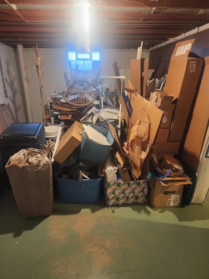 Roll-off dumpster container at job site for 20 Yard Dumpster Rental in Mira Monte